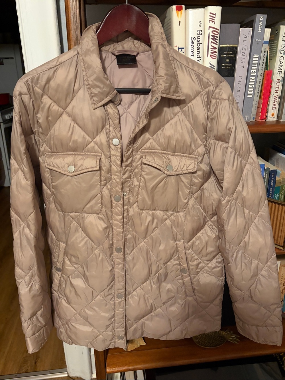 32 Heat Quilted Lightweight Jacket - Dusty Pink